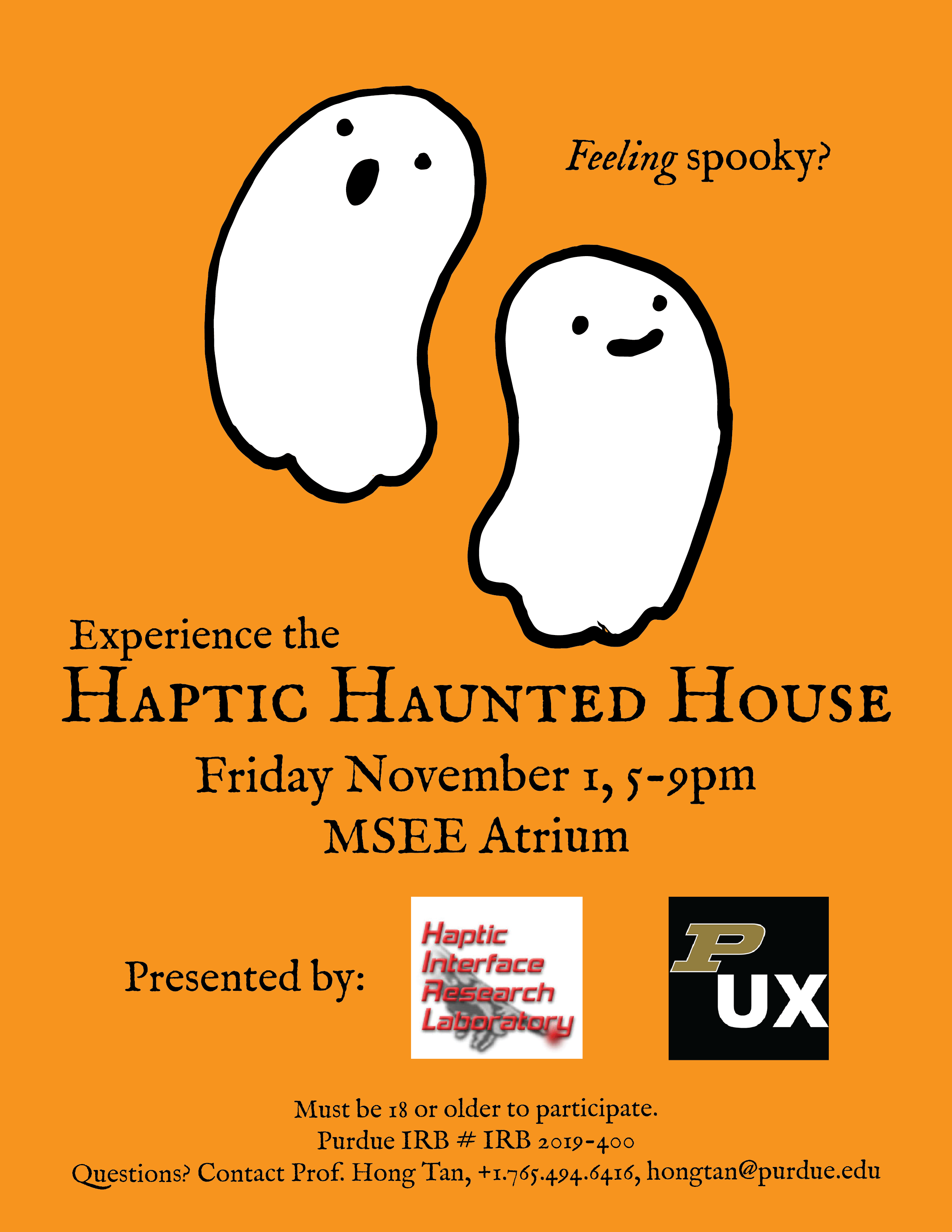 Haptic Haunted House flyer